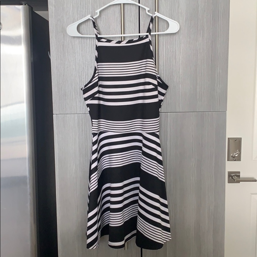 Black and white sundress